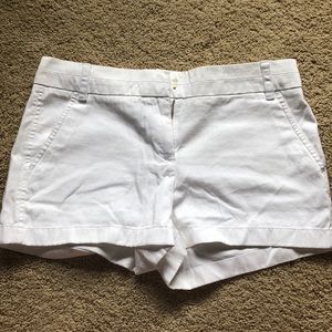 Brand New J. Crew White Shorts